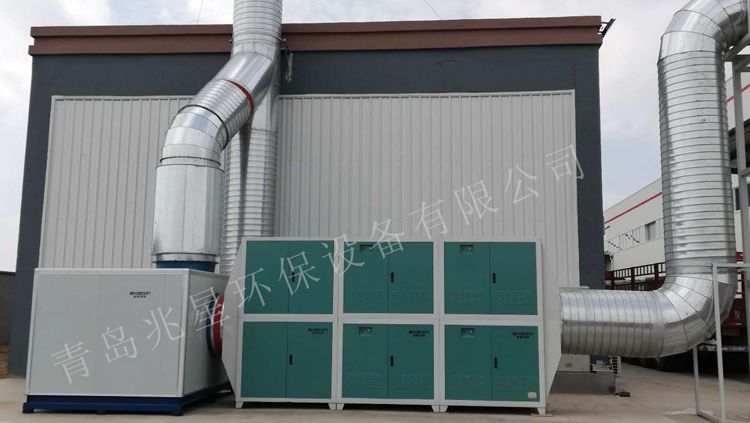 長春富維安道拓（青島分公司）廢氣凈化設備安裝完成